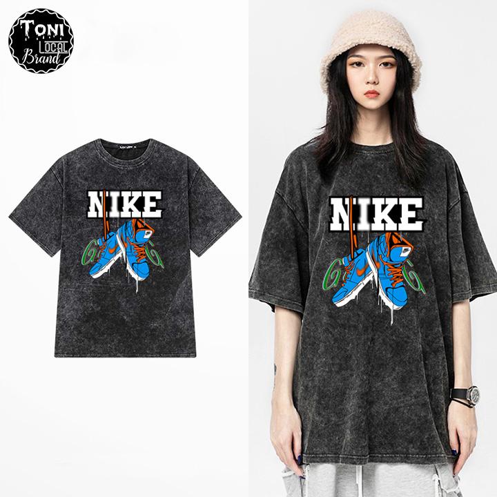 Áo Thun Tay Lỡ Local Brand NAIKI Cotton 100 form rộng nam nữ Unisex (AT1700L - Full Box - Kèm Video Ảnh Thật)