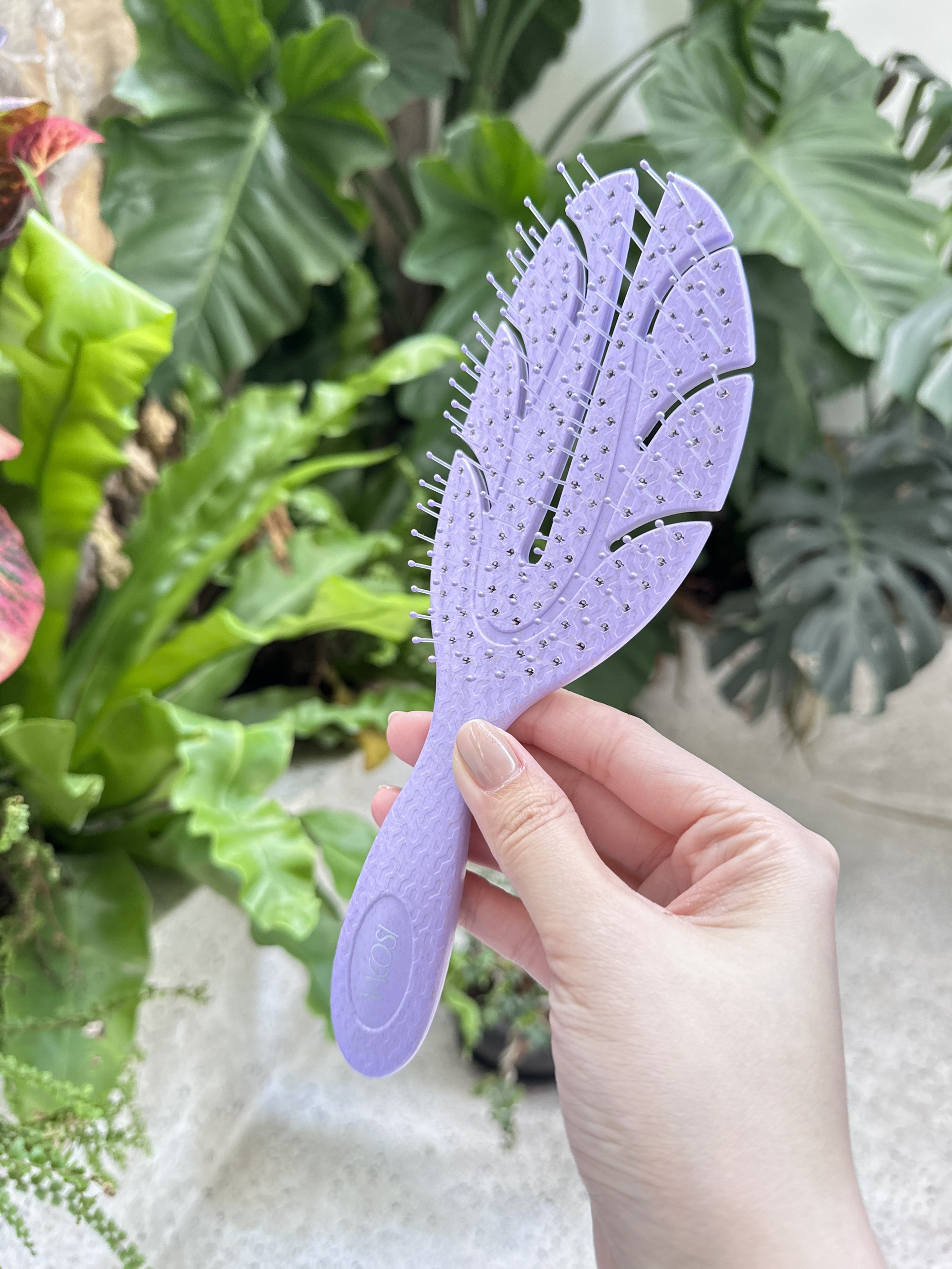 Lược chải tóc gỡ rối, Tím VACOSI LILAC VENT DETANGLING HAIR BRUSH - C19