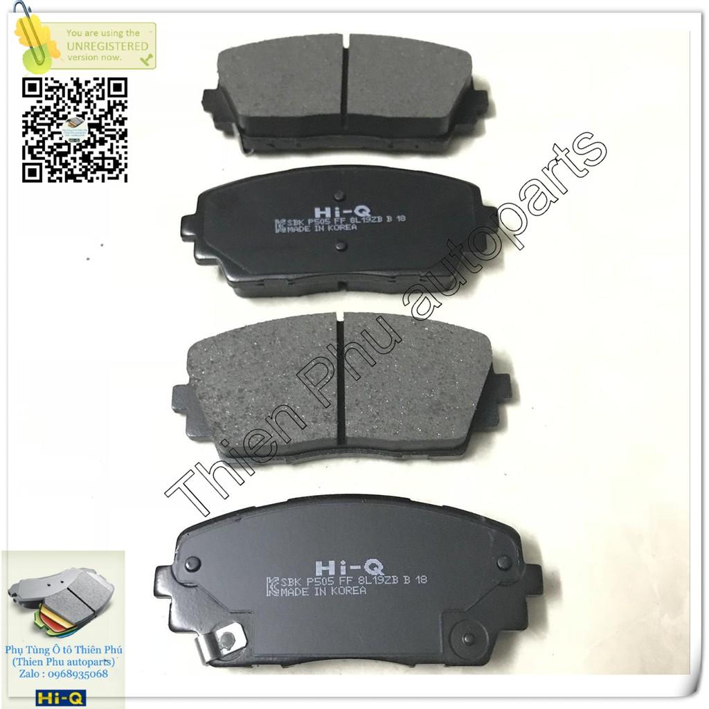 Má phanh chính hãng Hi-Q cho Morning Trước + Picanto .- Bố thắng trước. OEM Brake Pad :581011YA10