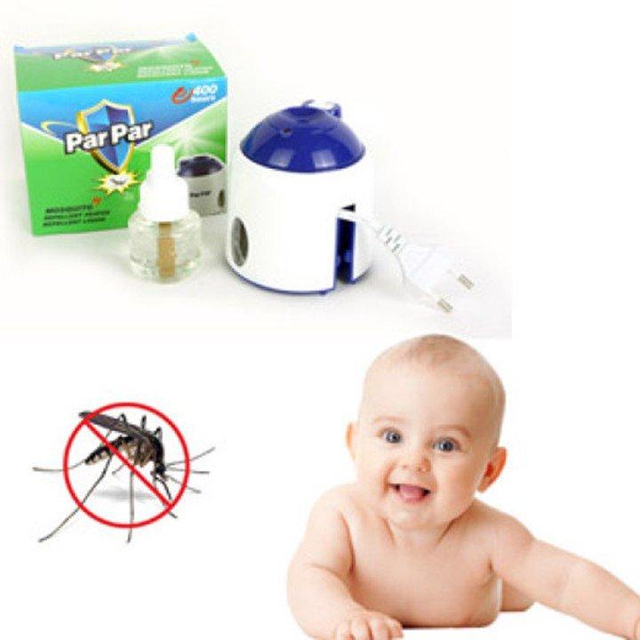 Máy đuổi muỗi xông tinh dầu parpar đuổi muỗi tặng 1 lọ tinh dầu - Yumeshop94