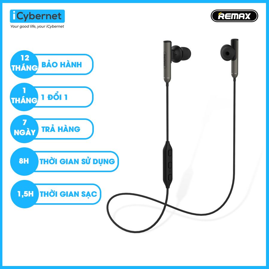 Tai nghe thể thao Bluetooth Remax RB-S9 - Hàng chính hãng