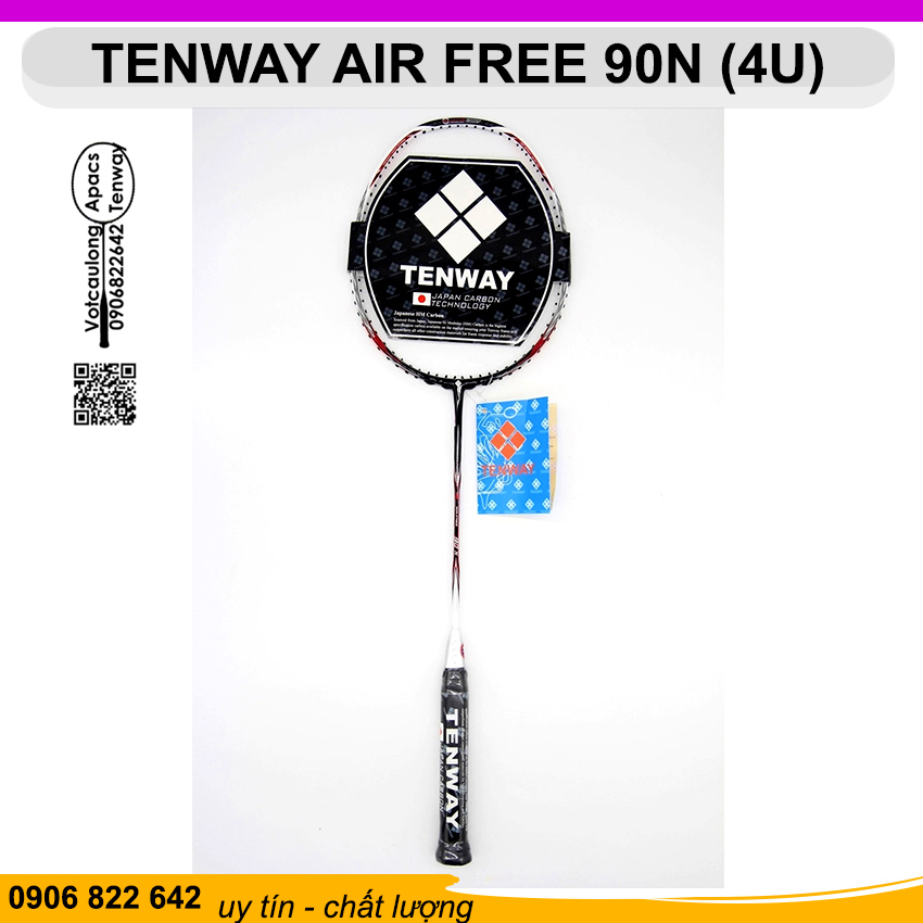 Vợt cầu lông Tenway Air Free 90N (4U) | Thân T trợ lực đập cầu, có phiếu bảo hành