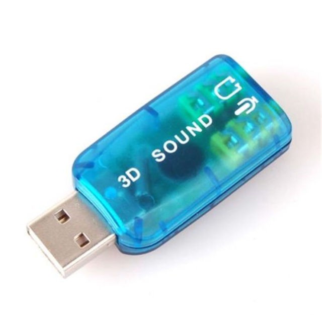 Usb Ra Sound 5.1 (3D) Hỗ Trợ 1 Jack Âm Thanh, 1 Jack Mic