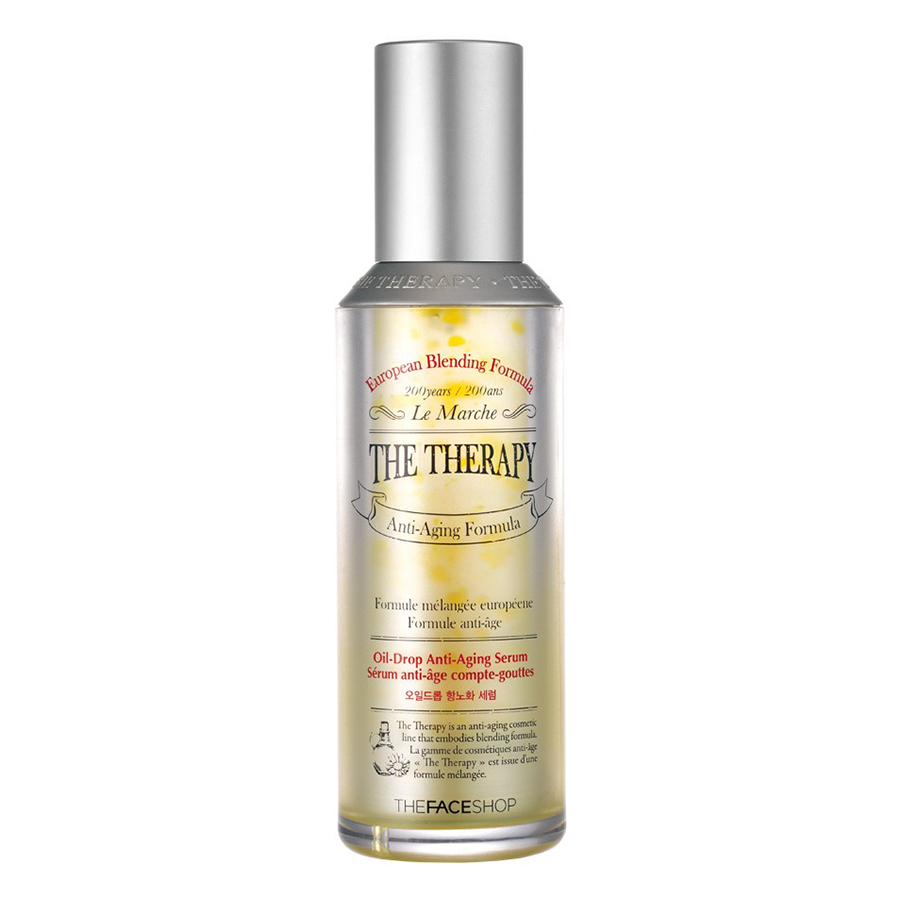Tinh Chất Dưỡng Ẩm Chuyên Sâu, Ngăn Ngừa Lão Hóa The Face Shop The Therapy Oil-Drop Anti-Aging Serum | Tiki