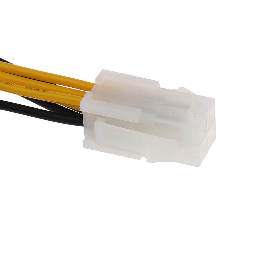 4-Pin Female To 8-Pin male CPU Board Power Supply Converter Adapter Cable
