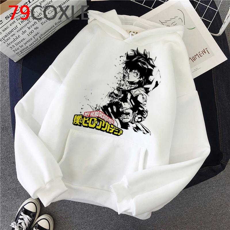 Áo Hoodie In Hình Anime Học Viện Anh Hùng Thời Trang Cho Nam
