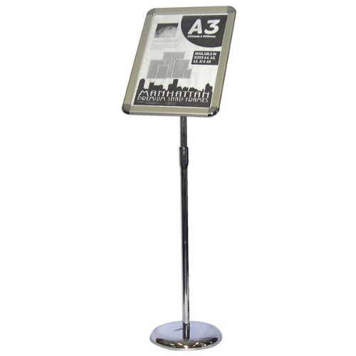 KỆ MENU SIZE A4 CHẤT LIỆU INOX SANG TRỌNG