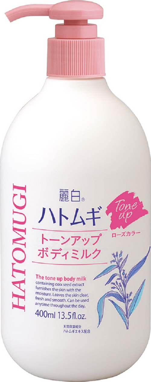 Sữa Dưỡng Thể Nâng Tone Dưỡng Trắng Da Hatomugi The Tone Up Body Milk 400mL