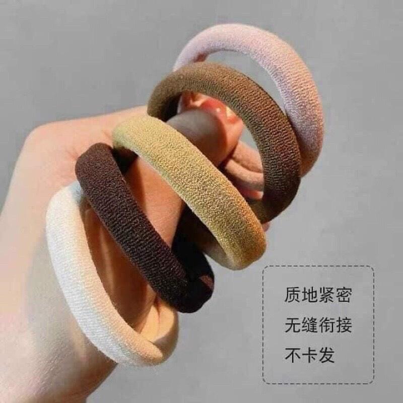 Chun buộc tóc,Hộp 20 chun buộc tóc siêu xinh