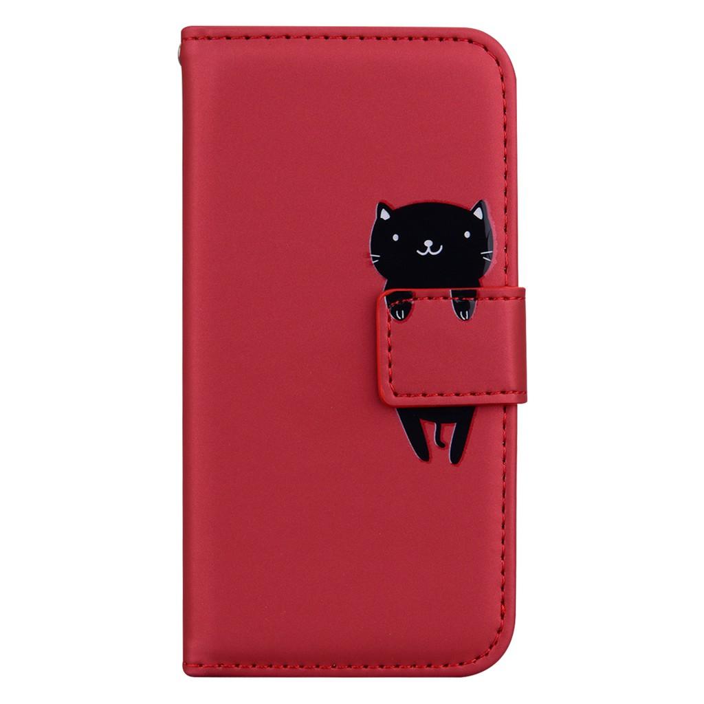 Ốp điện thoại dạng ví da lật có ngăn đựng thẻ cho Samsung Galaxy Note10 Note10+ Note9 S10 S9 S8 Plus S10+ S9+ S8+ S10E