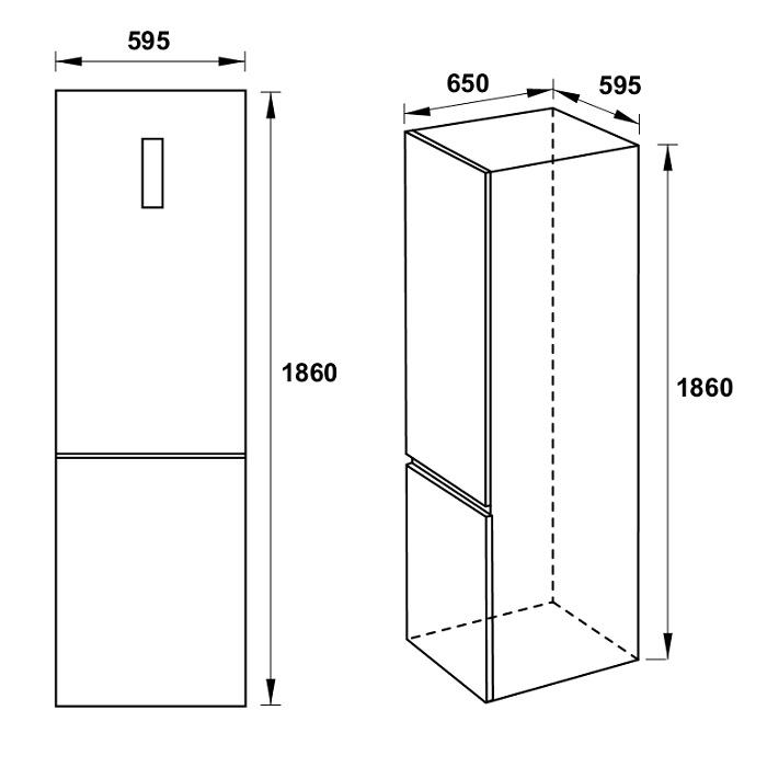 Tủ lạnh Hafele 534.14.230 (Hàng Chính Hãng)