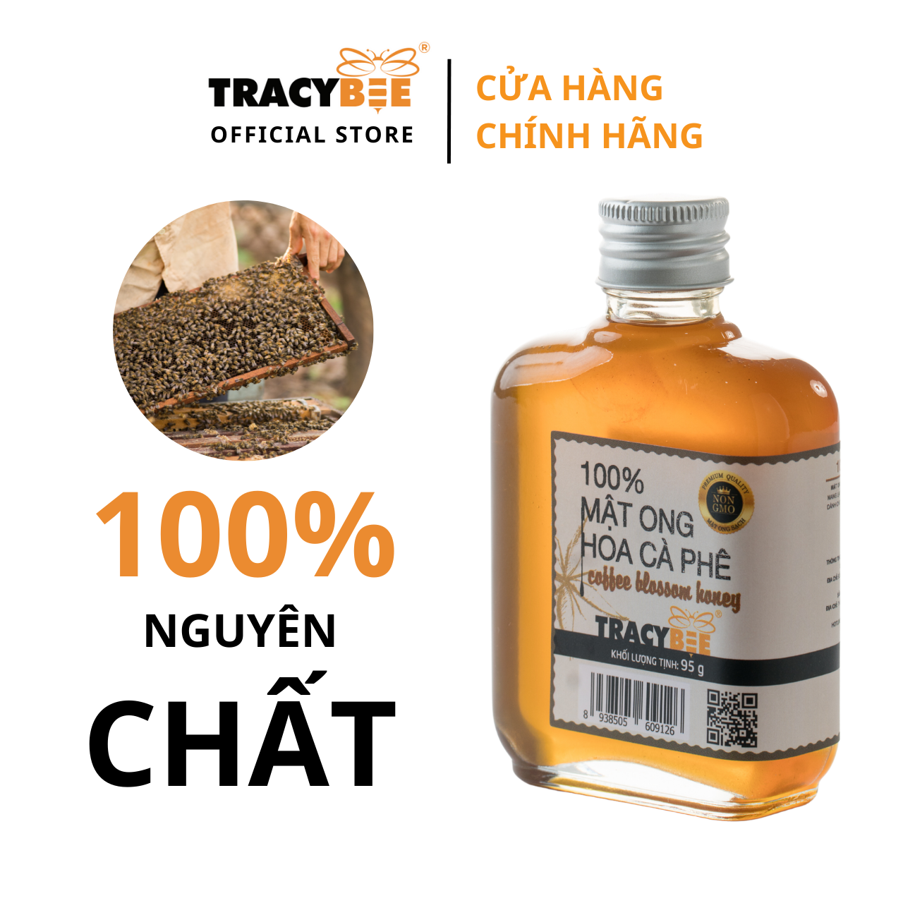 Mật ong hoa cà phê Tracybee 95G
