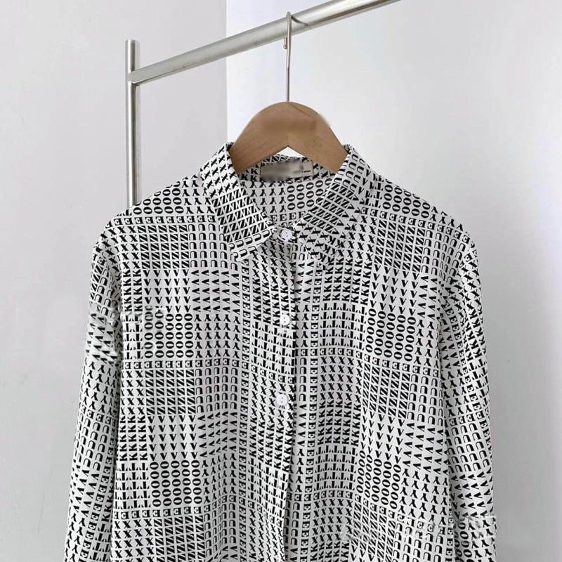 ÁO SƠ MI HOẠ TIẾT-Xịn dã man, hoạ tiết độc đáo ko đụng hàng, mặc lên sang chảnh mà trẻ trung cực kì