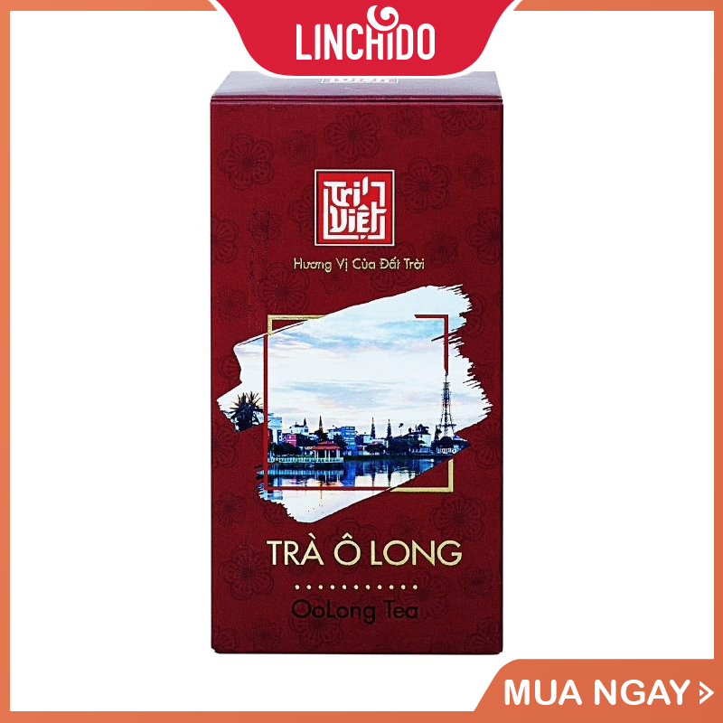 Trà Oolong (Ô long) Kim Tuyên Hộp Giấy 100g - Trà Ô long Trí Việt