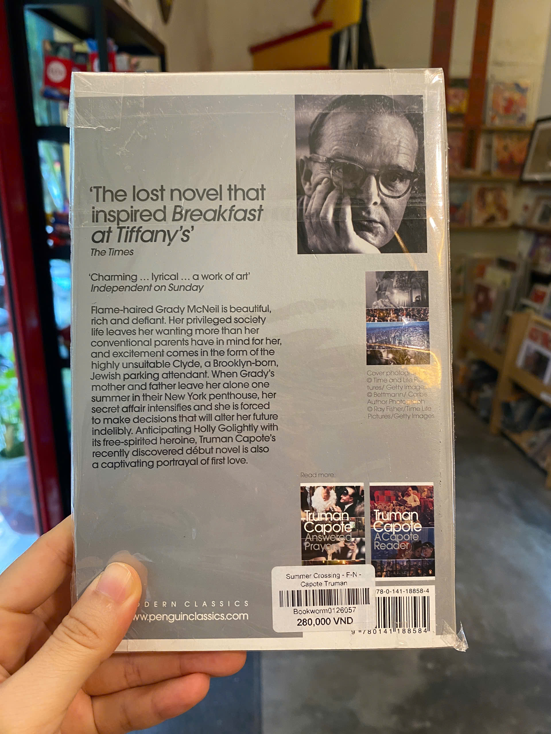 Sách - Summer Crossing by Truman Capote | Classics Romance / Fiction / Ngoại văn Nhập khẩu