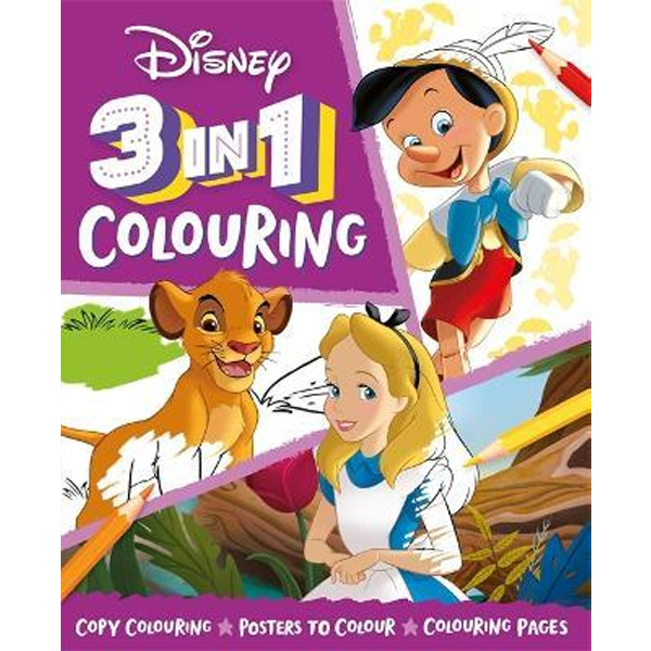 Dny: 3-In-1 Colouring