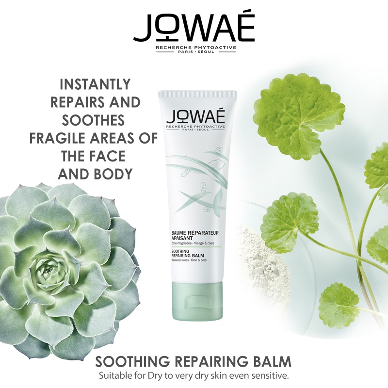 Kem phục hồi và tái tạo da JOWAE Mỹ phẩm thiên nhiên nhập khẩu chính hãng từ Pháp Soothing Repairing Balm 40ml