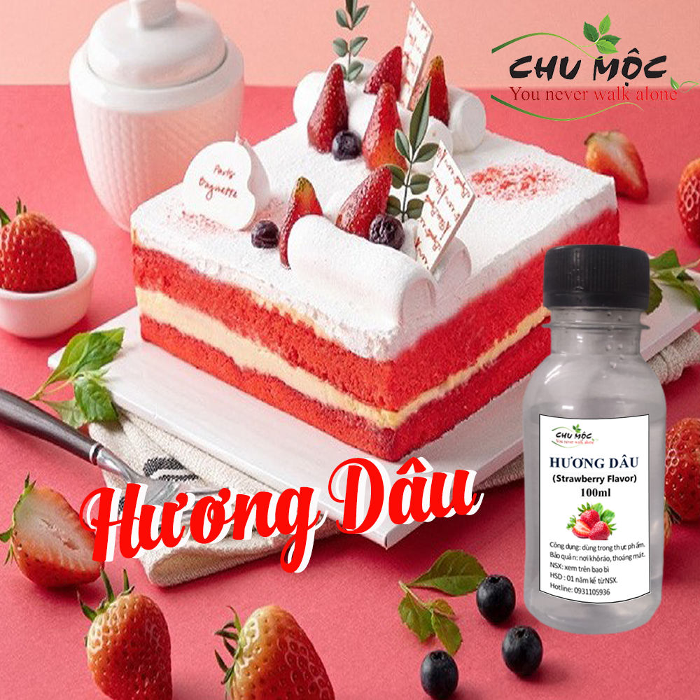 Hương dâu dạng lỏng (Strawberry Flavor)