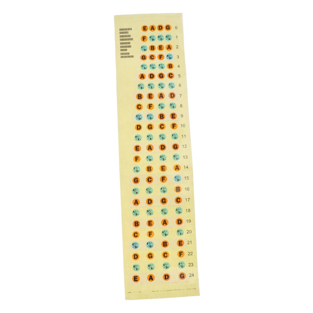 Sunnimix Guitar Bass Fretboard Note Nhãn Ngòi Thường Dán 4 Bass Phần