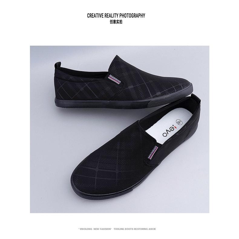 Giày lười nam - Slip on nam vải - Mã A6206