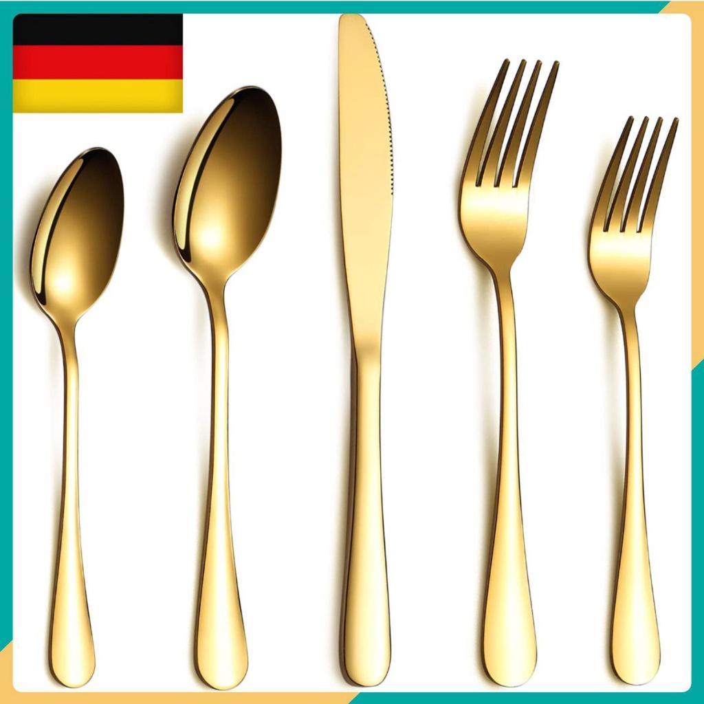 BỘ SET DAO MUỖNG NĨA QUÝ TỘC LUXURY GOLDEN MEAL  ️ FREESHIP ️