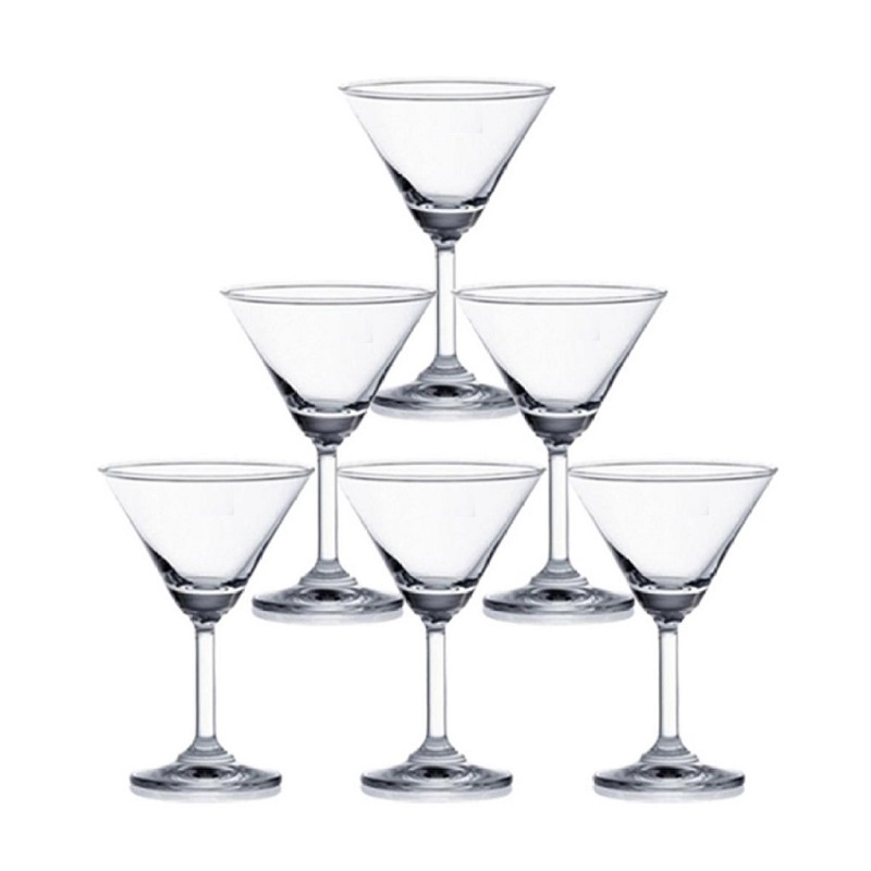 Bộ 6 Ly Thủy Tinh Cocktail – 140ml Cao Cấp