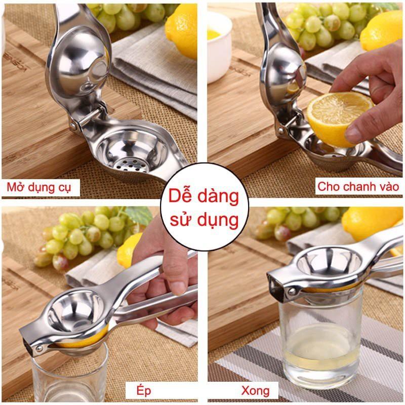 Dụng cụ vắt chanh bằng inox tiện lợi