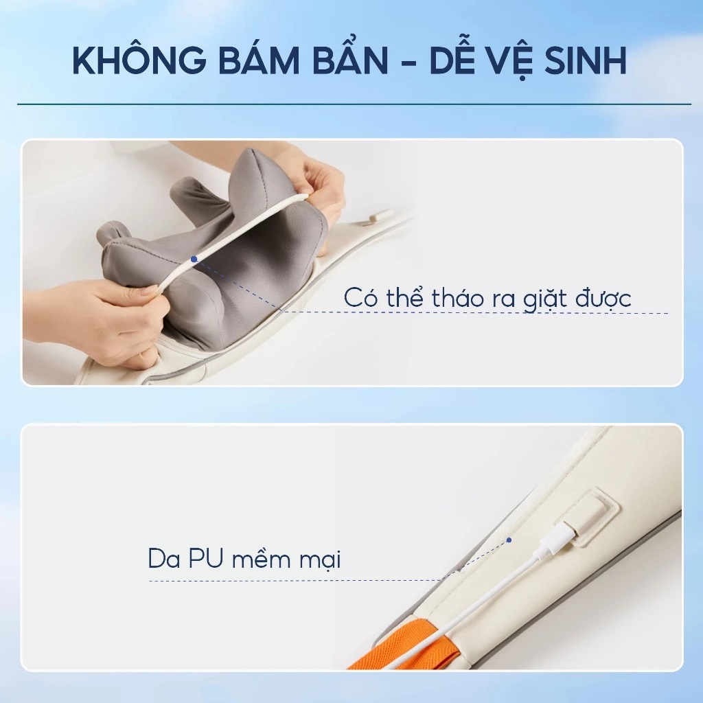 Máy Massage Cổ Vai Gáy Sothing Bumas M3 Pro - Massage Chườm Ấm 8 Điểm Chạm, Điều Chỉnh Linh Hoạt Và Dễ Dàng- Hàng chính hãng