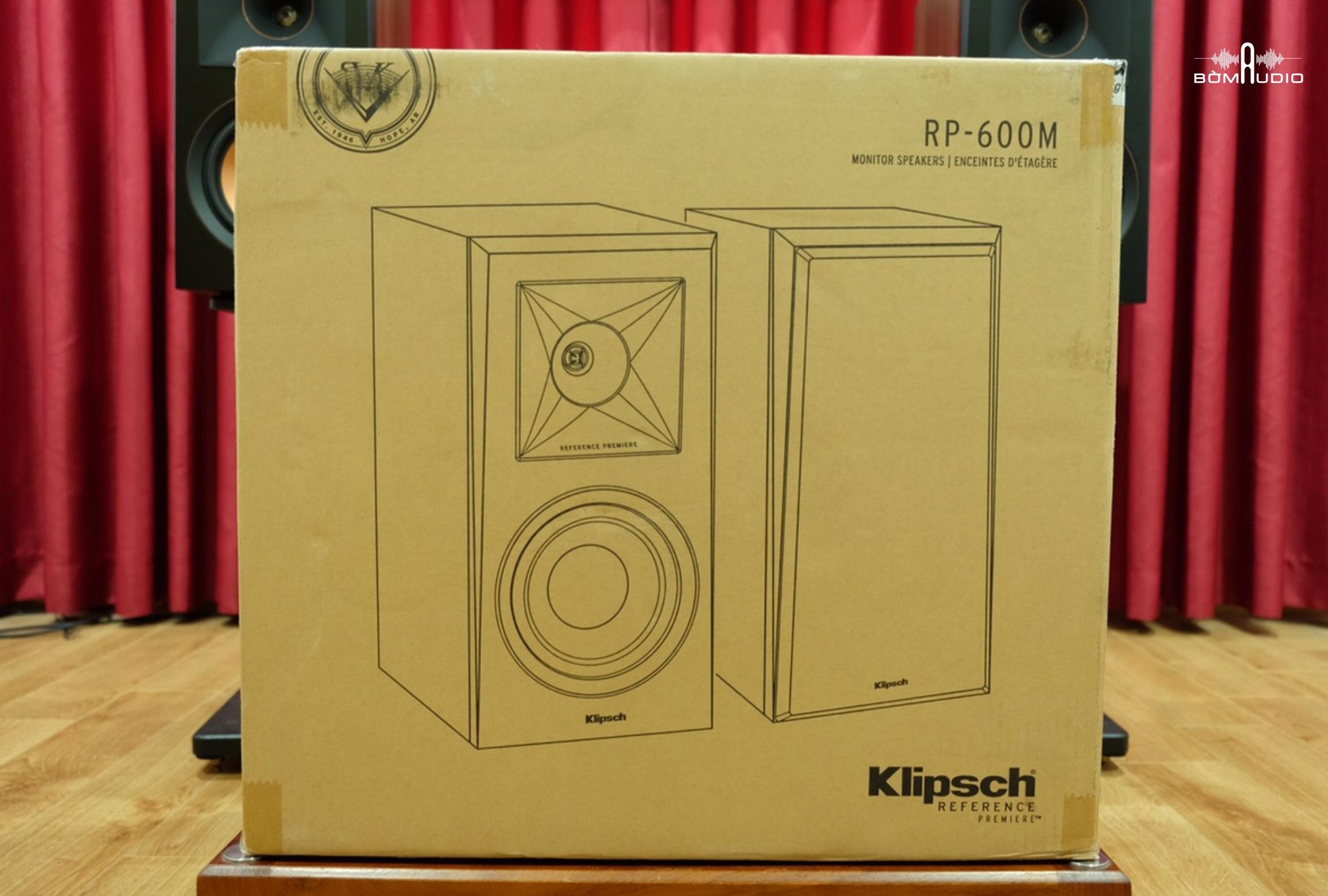 KLIPSCH RP-600M | Dòng Bookshelf Xem Phim Nghe Nhạc Reference Premier Klipsch | Treble Họng Kèn Titanium LTS 25mm Hybrid Tractrix 90°x90° Độc Đáo - Loa Mid/Bass 165mm Cerametalic Phủ Copper Tinh Tế - Độ Nhạy 96dB - 8ohm x 400W | Hàng Chính Hãng _ Mới 100%