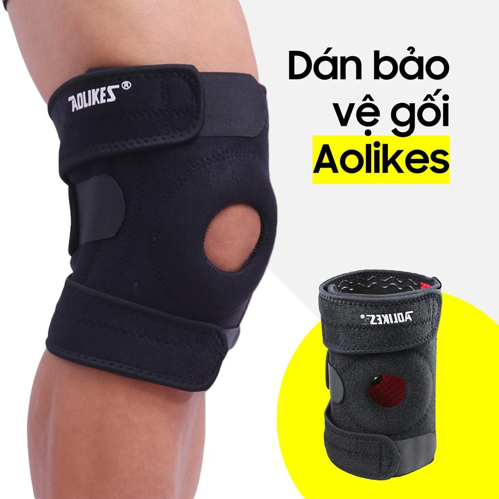 Băng Bảo Vệ Đầu Gối, Dán Gối Aolikes A-7618 | Kèm Lò Xo