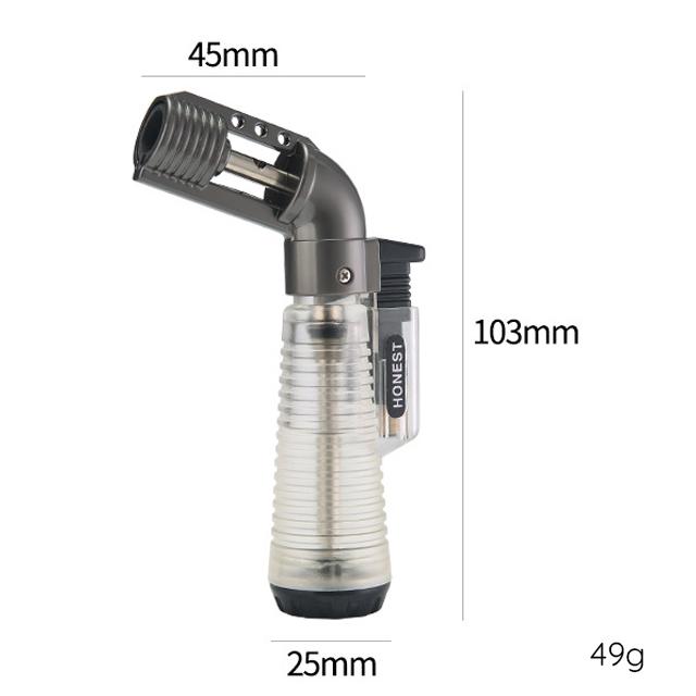 Vỏ Hột Quẹt Bật Lửa Khò 1 Tia Honest BCZ-492 Mỏ Vịt Khò Mạnh Mẽ - Dùng Gas Cao Cấp