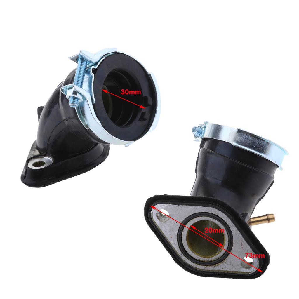 Rubber Carburetor Carb Inlet Intake Manifold for Yamaha Jog 100