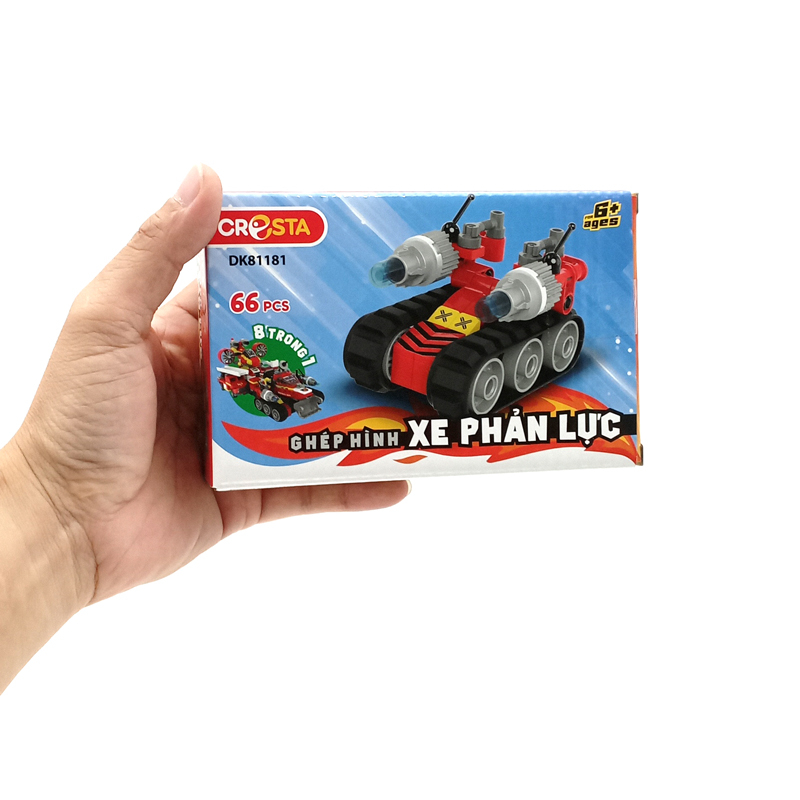 Đồ Chơi Lắp Ráp Lực Lượng Cứu Hộ: Xe Phản Lực - Cresta DK81181 (66 Chi Tiết)