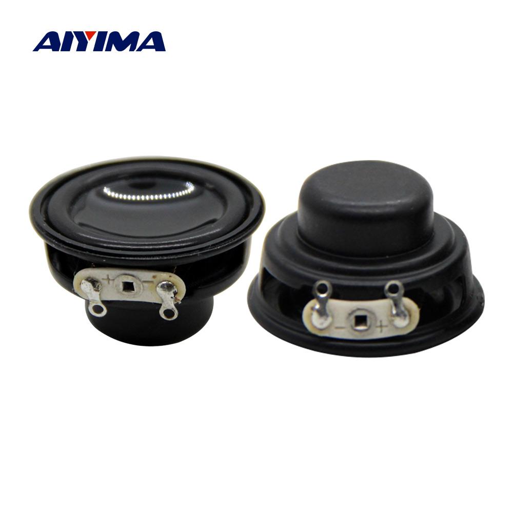 AIYIMA 2PCS 32mm loa âm thanh mini loa 4 ohm 3W bộ khuếch đại loa đầy đủ di động