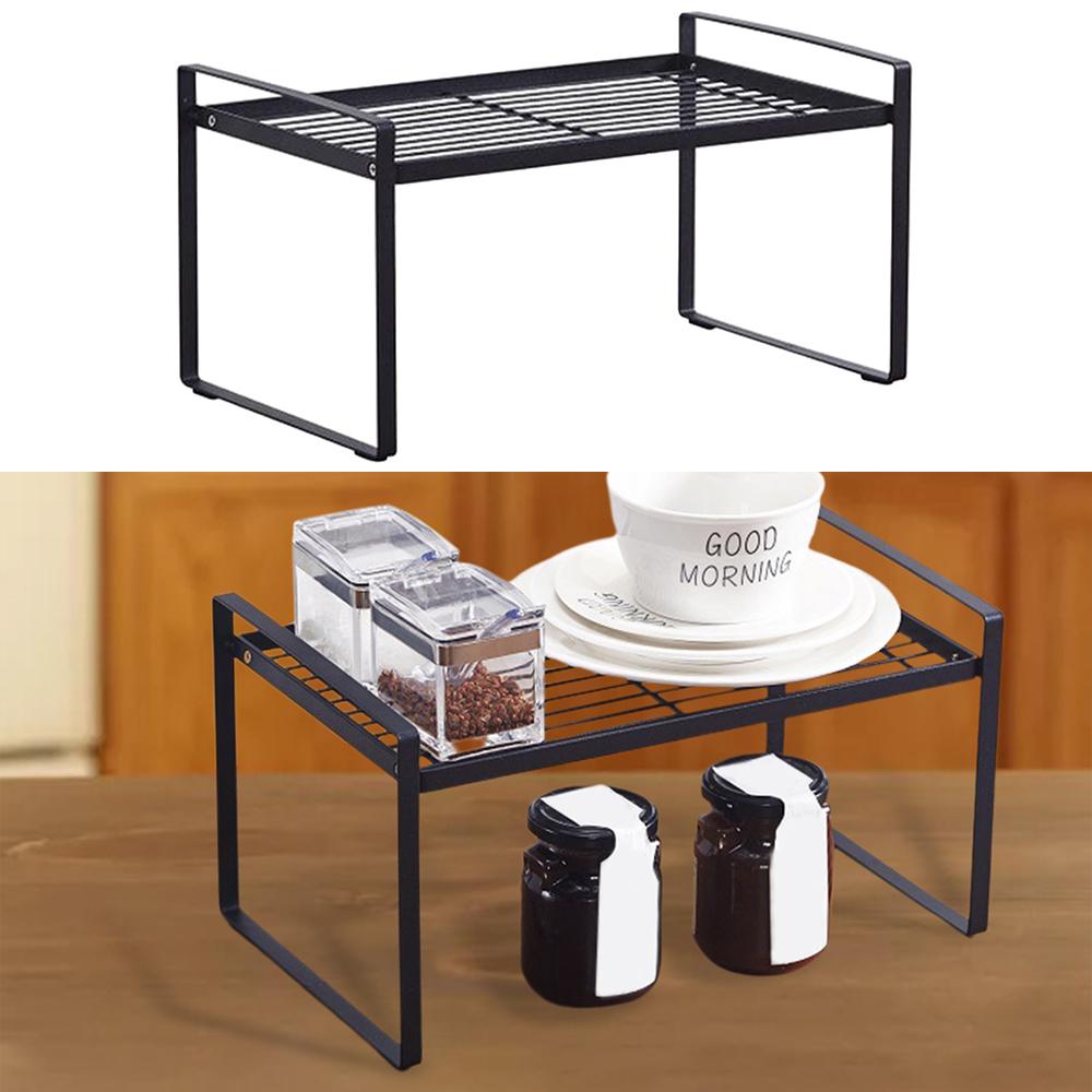 Iron Kitchen Storage Rack Organizer Spice Rack Organizer Sink Dish Drying Rack Storage Shelf Rack