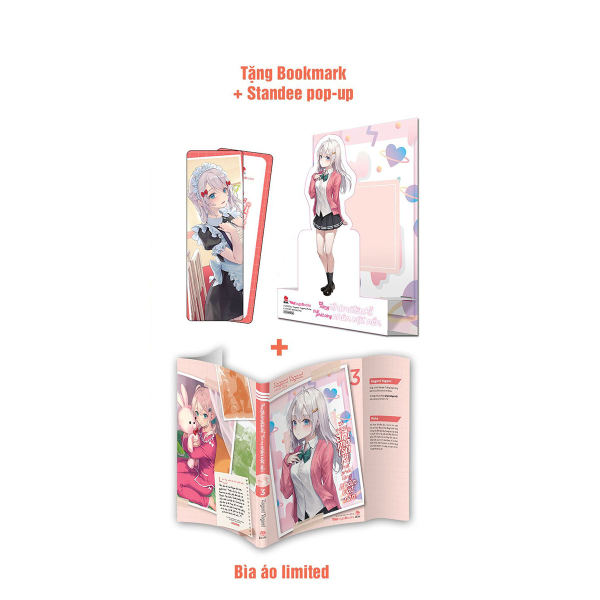 Cô Nàng Shimotsuki Trót Phải Lòng Nhân Vật Nền – Tập 3 - Bản Giới Hạn - [Tặng Bookmark + Standee Pop-up + Bìa Áo Limited]