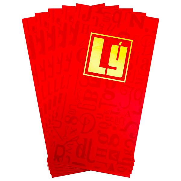 Bộ 5 Bao Lì Xì Tết Bính Ngọ 2026 - Futurebook L389 - Họ Lý