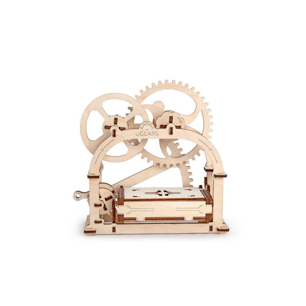 Mô hình gỗ cơ khí, UGEARS Mechanical Etui, Hộp đựng card ảo thuật, mô hình lắp ráp 3D, Hàng chính hãng Ugears, nhập khẩu nguyên bộ EU, Đồ chơi trí tuệ