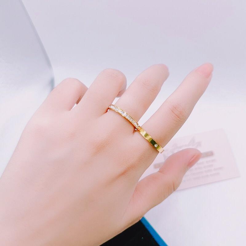 Nhẫn titan 2 chiếc không đen không gỉ