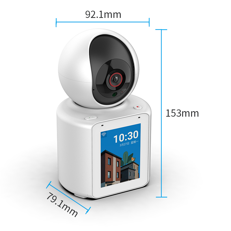 Camera Wifi Thông Minh Giám Sát Tích Hợp Màn Hình IPS 2.8 Inch - Gọi Video 2 Chiều Trực Tiếp - Siêu Nét Full HD 2K Công Nghệ Al Xoay 360 Độ - Hàng Chính Hãng