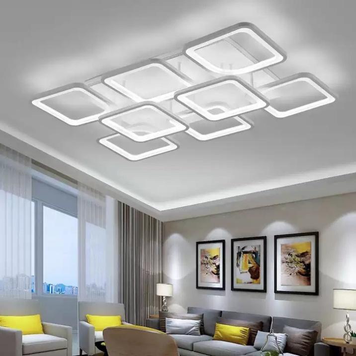 Đèn LED Mâm Ốp Trần MN059 , đèn LED chiếu sáng tô điểm Phòng Khách, Đèn trần buồng ngủ - 3 hình thức Sáng DT