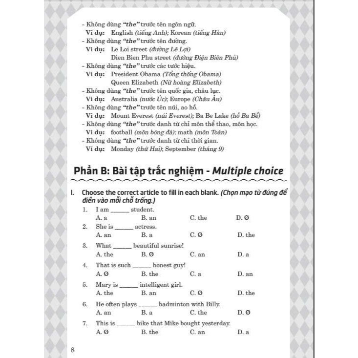 Trắc nghiệm ngữ pháp Tiếng Anh (diễn giải chi tiết lý thuyết và bài tập) - HA
