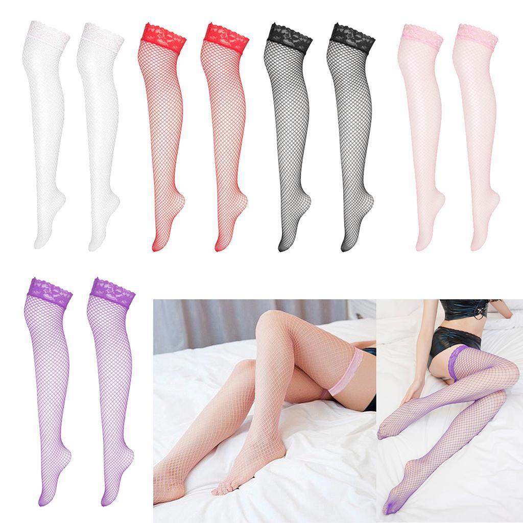 Women Sexy Fishnet Net Mesh Long Stockings Tights Lace Pantyhose