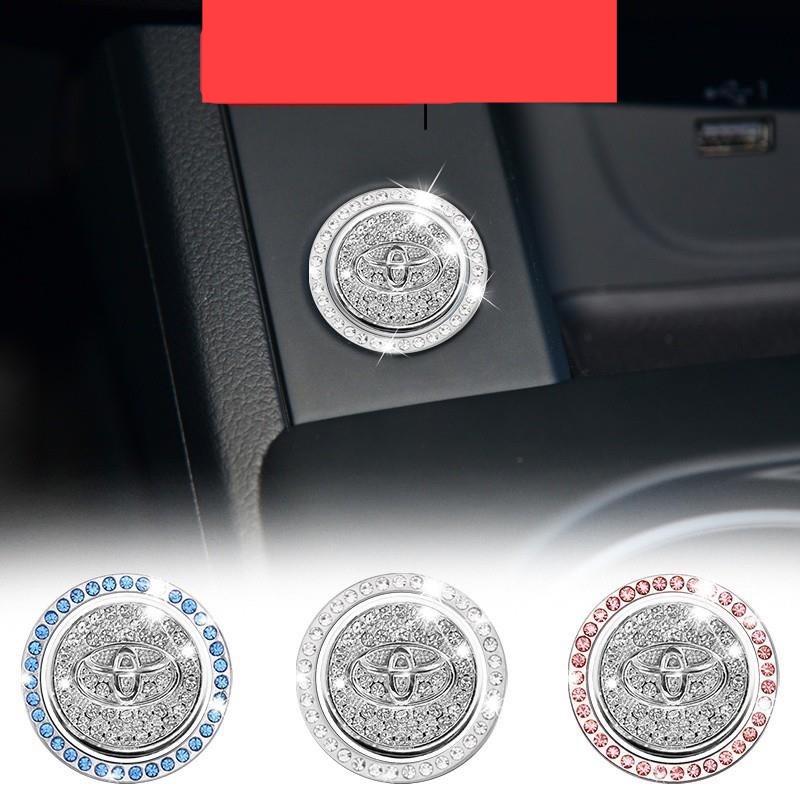 ️FREESHIP TỪ 50K️Vòng Đá-Logo Trang Trí Nút Khởi Động START STOP Của Xe Hơi Bằng Đá Cực Sang Trọng - logo Vinfast