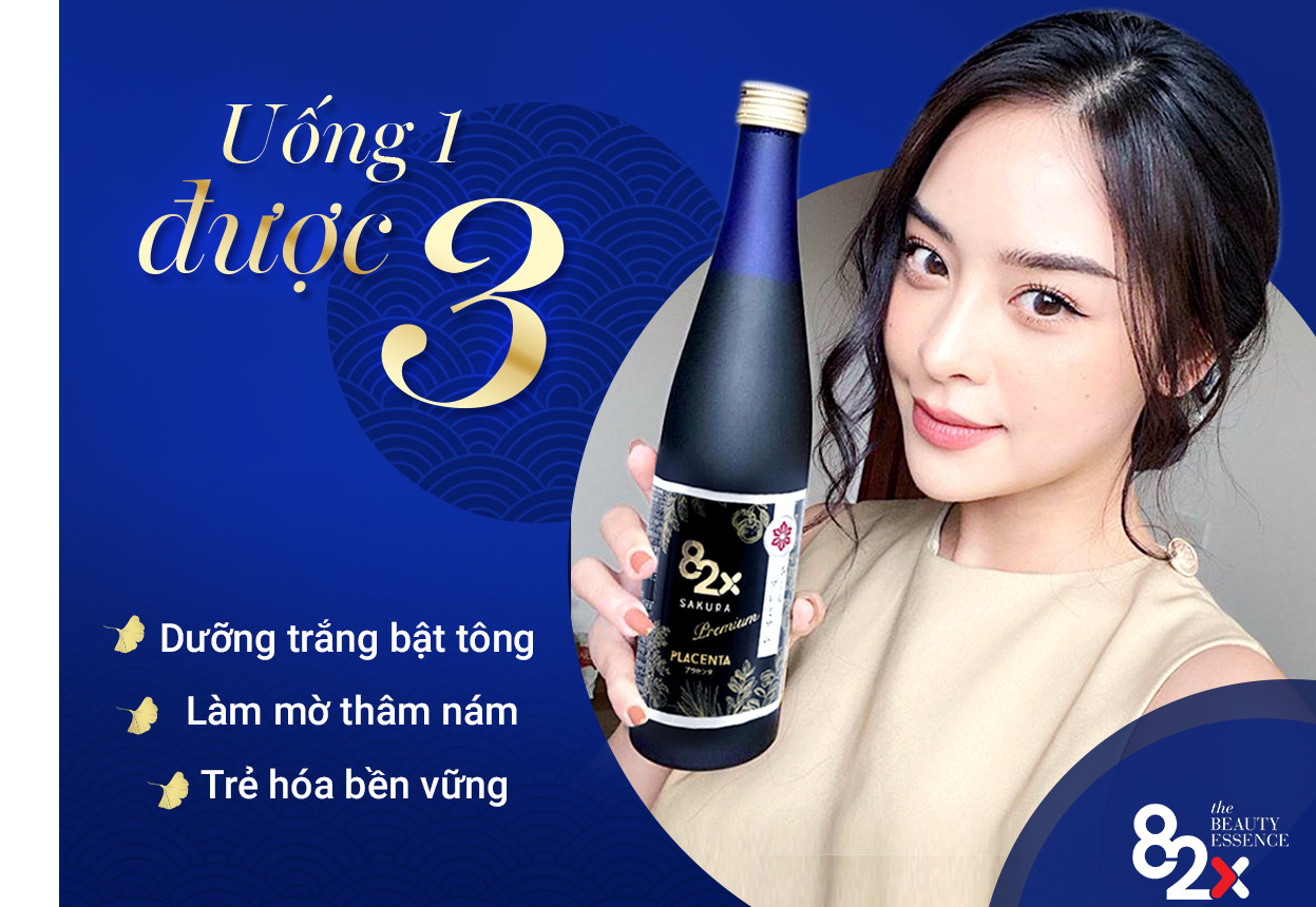 DA ĐẸP THẦN SẦU GIẤU TUỔI TÁC Combo 3 Chai: COLLAGEN + SAKURA PLACENTA + PLACENTA, Nước Uống Đẹp Da Từ Nhật Bản Số 1 VN