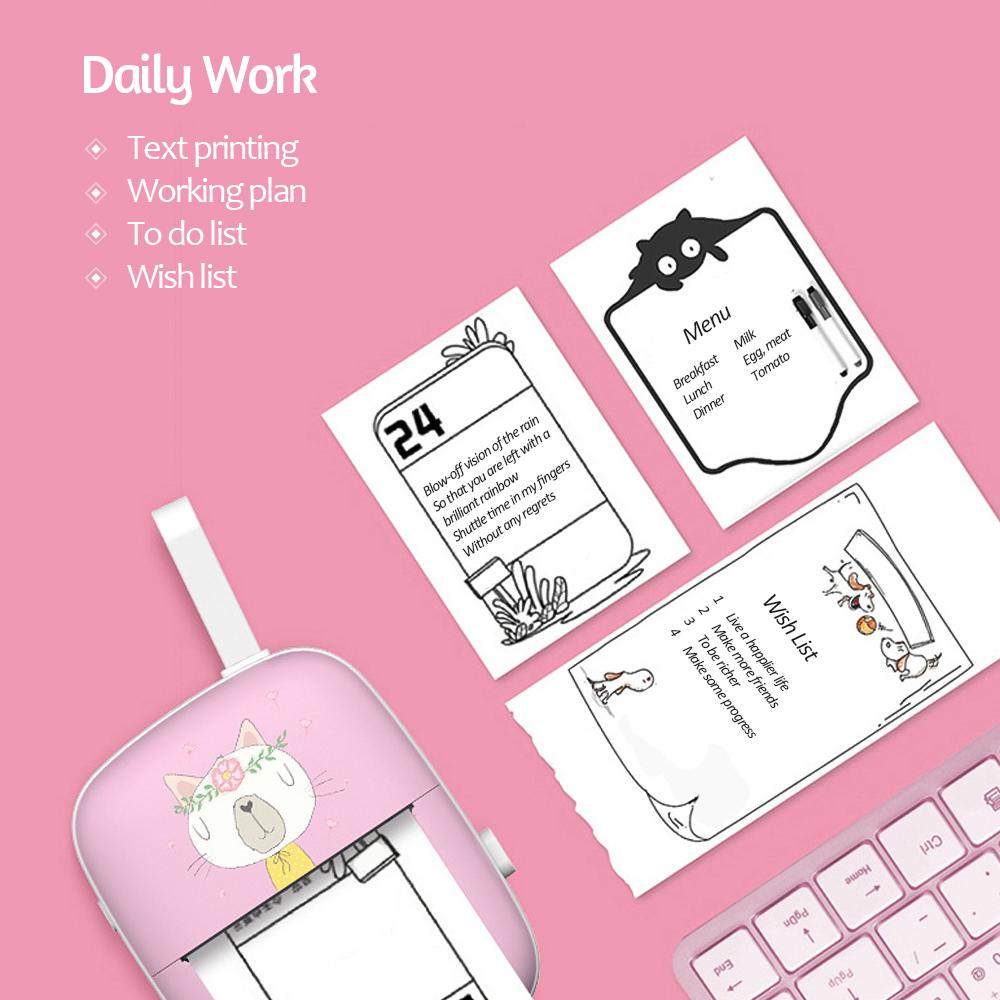 Máy in nhiệt mini bỏ túi di động