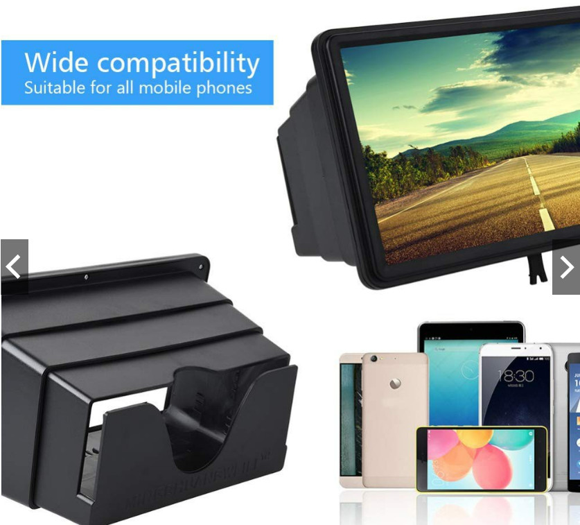 Kính phóng to màn hình 3D dành cho điện thoại, Kính phóng đại smartphone siêu nét chống chói mỏi mắt