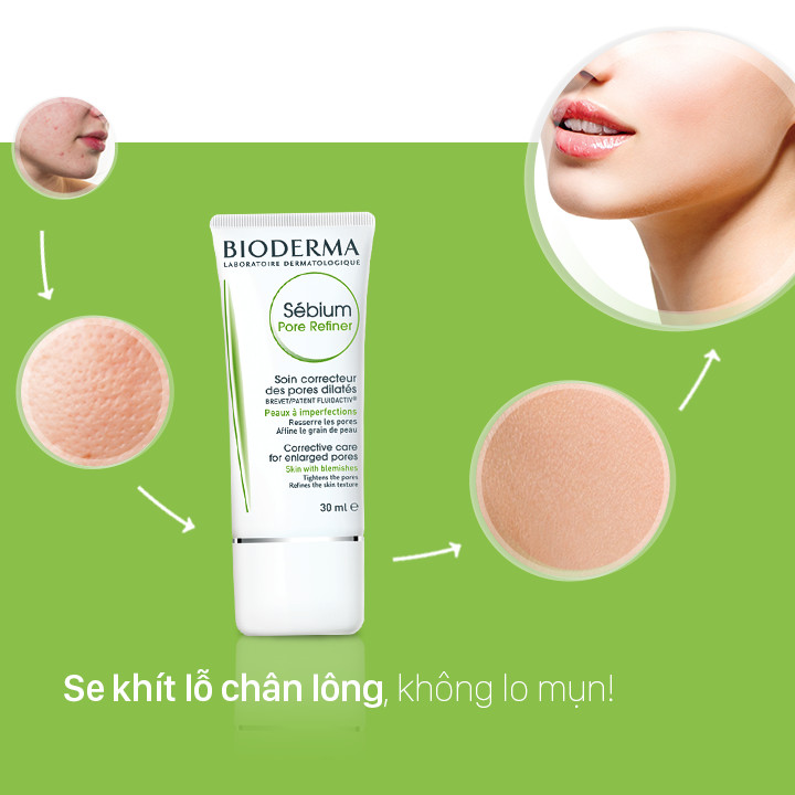 Kem dưỡng kiềm dầu se lỗ chân lông Bioderma Sebium Pore Refiner ( Nhập khẩu)