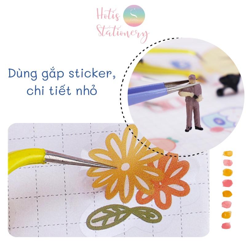 Nhíp gắp sticker TWEEZERS dùng trong bullet journal - Nhiều màu