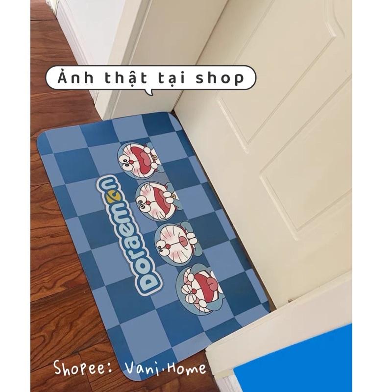 Thảm chùi chân 3D hoạ tiết hoạt hình Doraemon dễ thương- Thảm lau chân nhà tắm, phòng ngủ, phòng khách hình Doremon cute